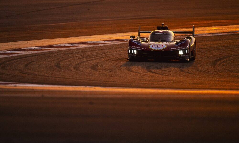La #51 Ferrari durante la 8 Ore del Bahrain (© DPPI / WEC)