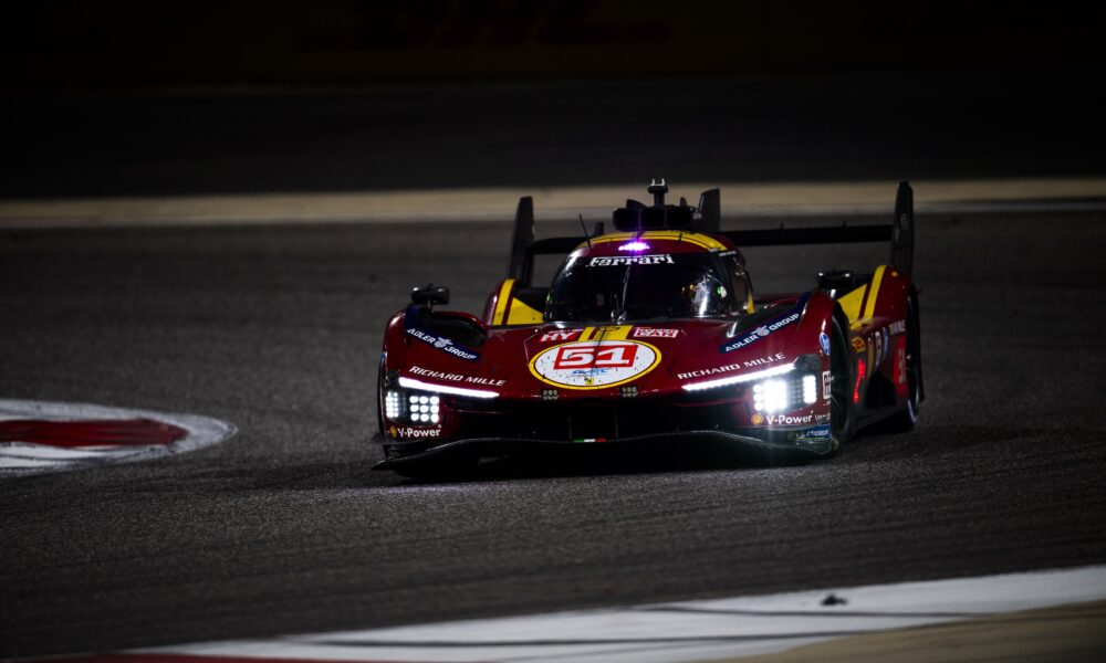 La #51 Ferrari AF Corse, campionessa costruttori e piloti al termine della 8 ore del Bahrain 2025 (© DPPI / FIA WEC)