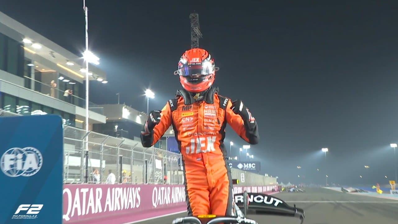 Verschoor vincitore della Sprint Race F2 in Qatar