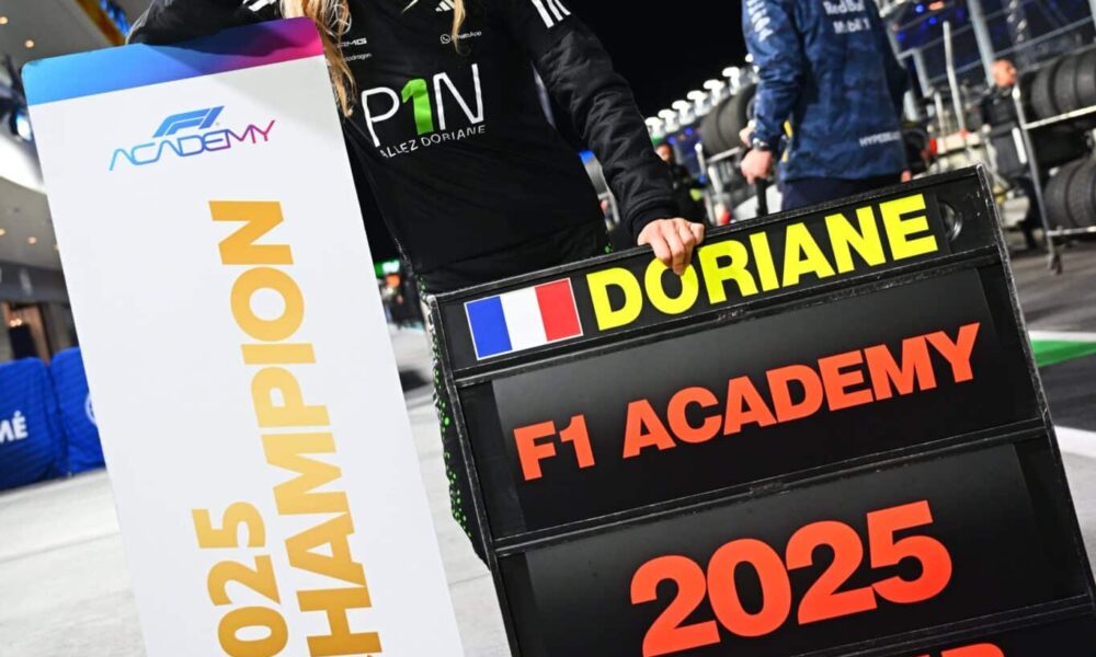 Doriane Pin campionessa della F1 Academy 2025