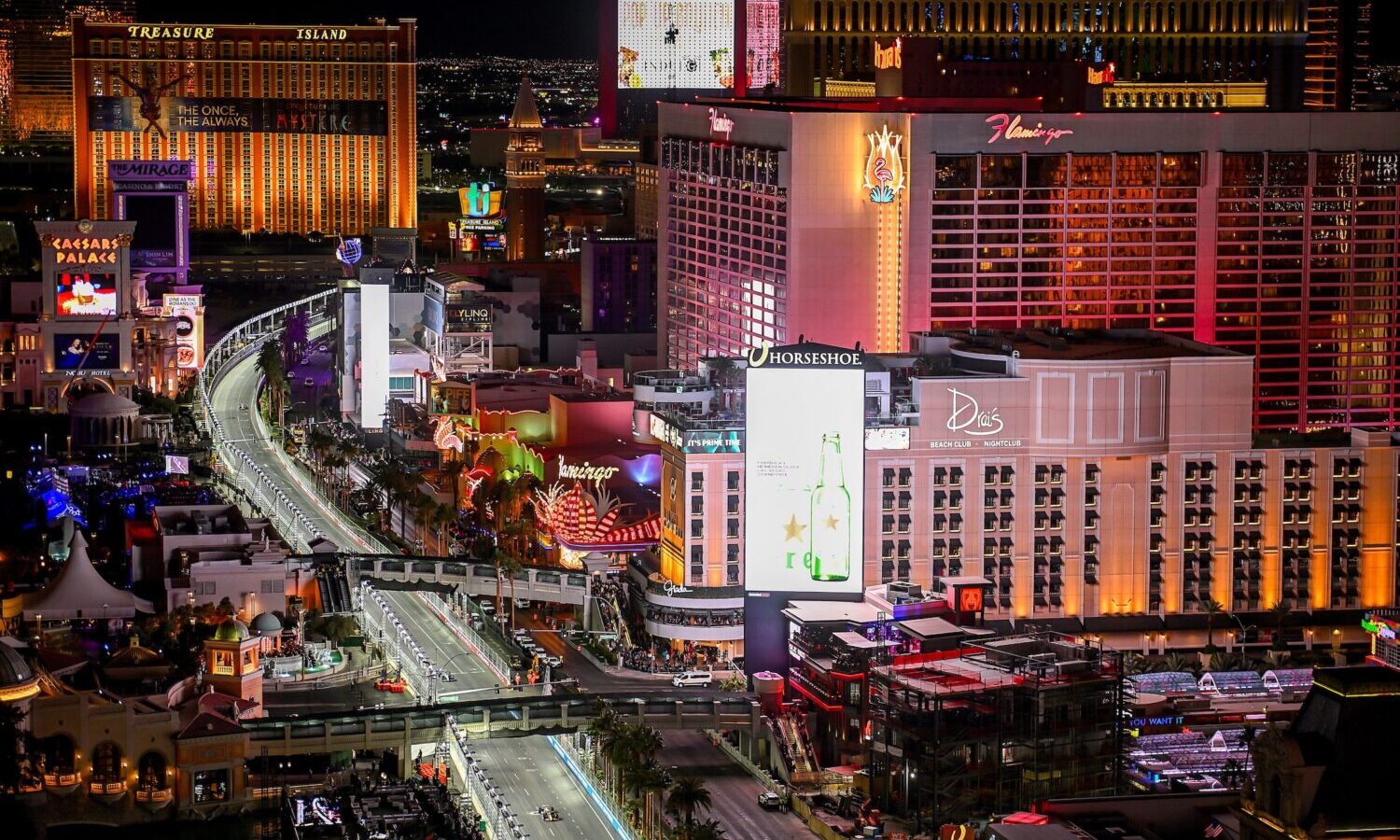 las vegas rettilineo