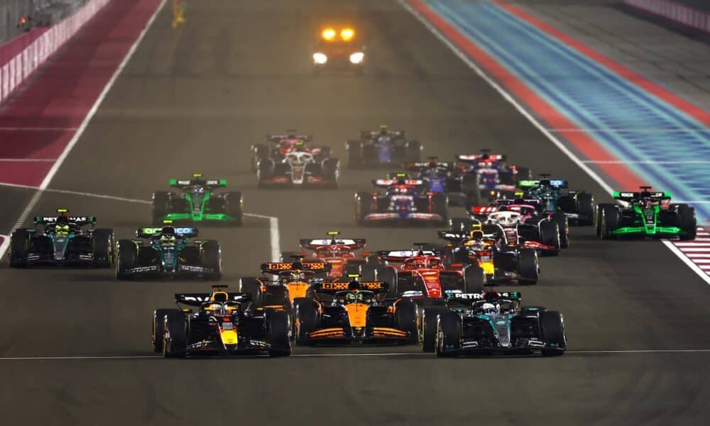 La partenza del GP del Qatar 2024 di F1