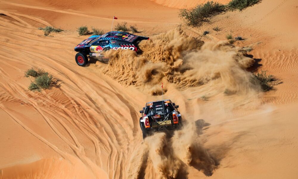 Le auto della categoria T1+ in azione alla Dakar 2025