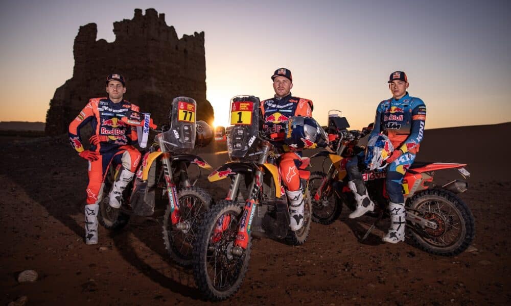 Luciano Benavides, Daniel Sanders ed Edgar Canet, Red Bull KTM Factory Team