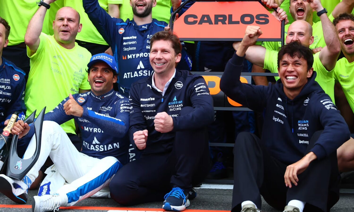 Sainz Vowles Albon Azerbaijan