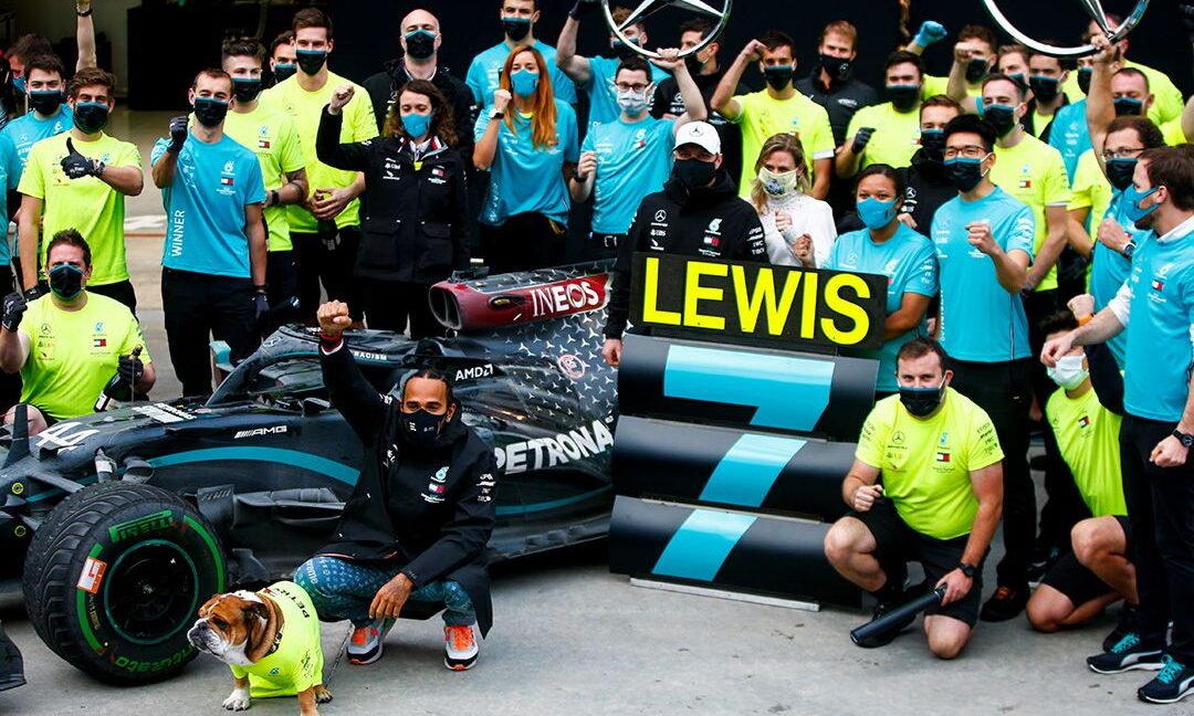 hamilton mercedes 7 titolo