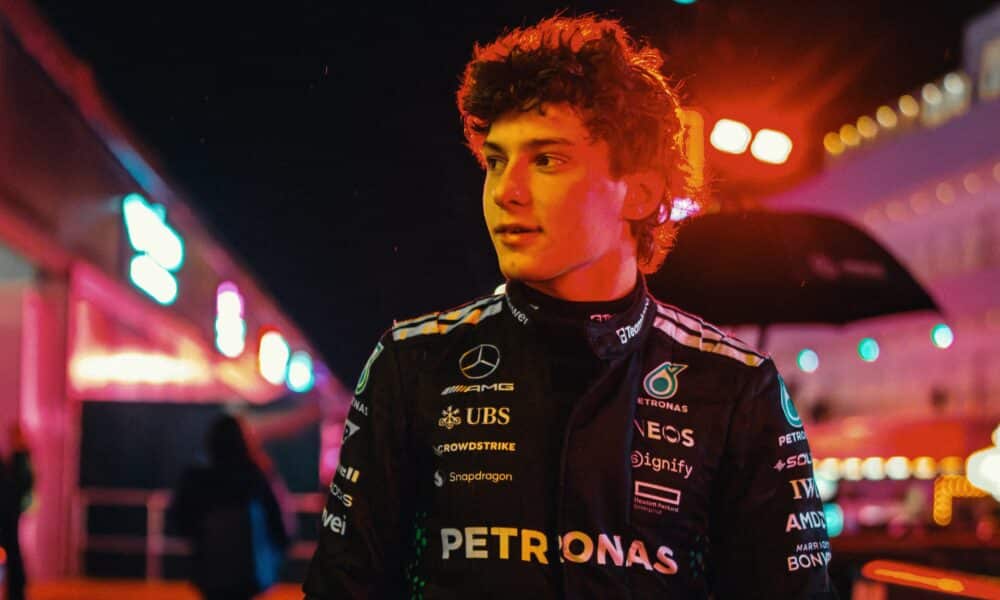 Kimi Antonelli a Las Vegas 2025 (© Mercedes F1)