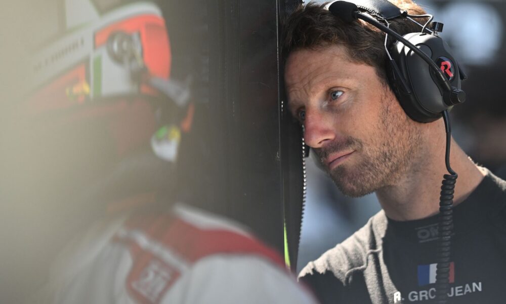Romain Grosjean durante il suo periodo con Lamborghini (© Lamborghini)