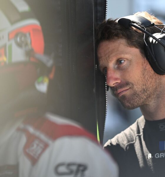 Romain Grosjean durante il suo periodo con Lamborghini (© Lamborghini)
