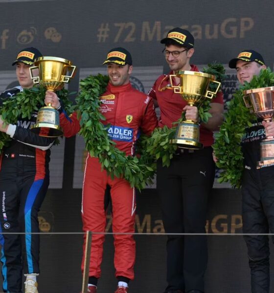 Antonio Fuoco campione della GT World Cup 2025 a Macao (© Ferrari)