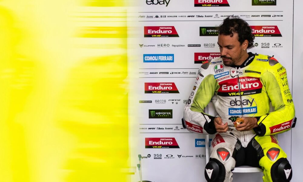 Franco Morbidelli si è infortunato a Valencia (© MotoGP)