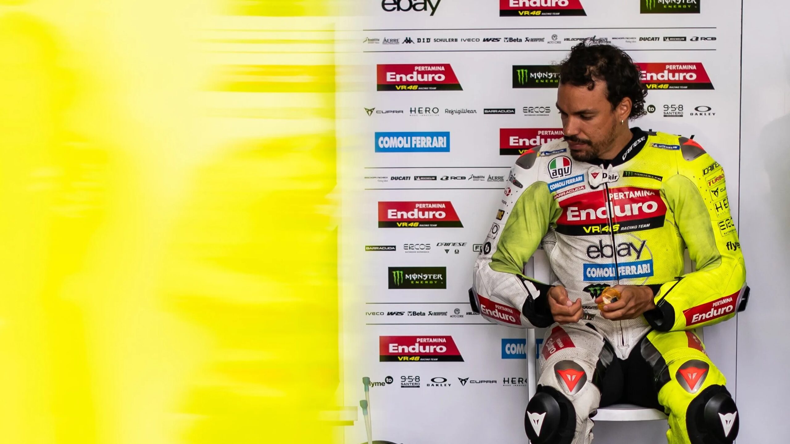 Franco Morbidelli si è infortunato a Valencia (© MotoGP)