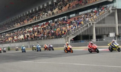 La partenza del GP della Cina 2008. La gara potrebbe tornare in calendario dal 2027. (© MotoGP)