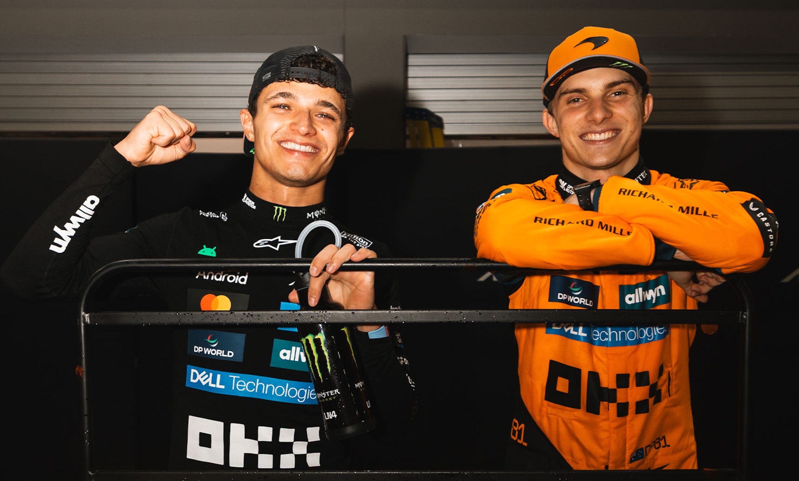 I piloti McLaren Lando Norris e Oscar Piastri (© McLaren)