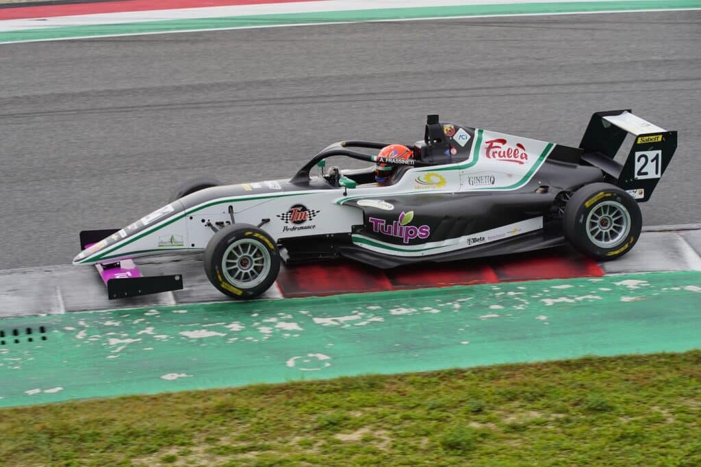 Andrea Frassineti ai tempi della F4 nel 2022