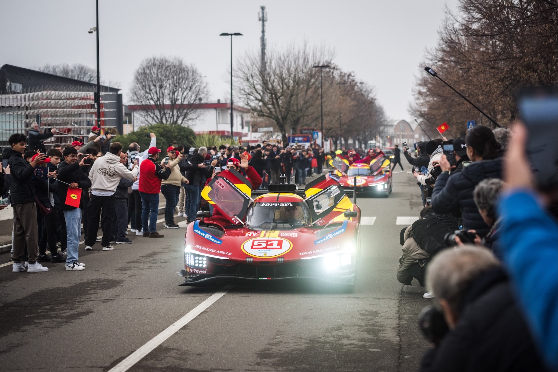 Un'immagine della parata (© Ferrari)