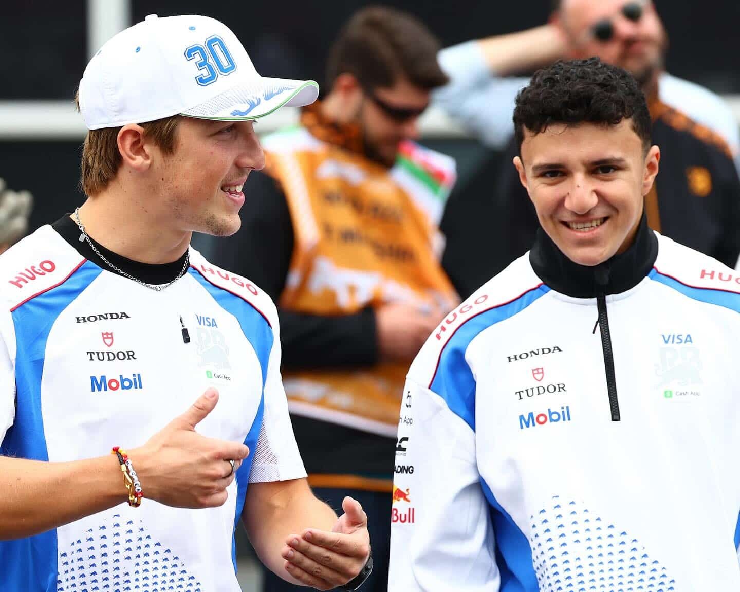 Isack Hadjar e Liam Lawson