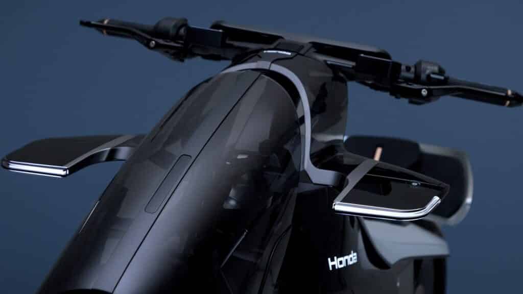 Il frontale del concept elettrico Honda (© Honda)