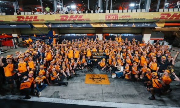 McLaren festeggia i titoli 2025