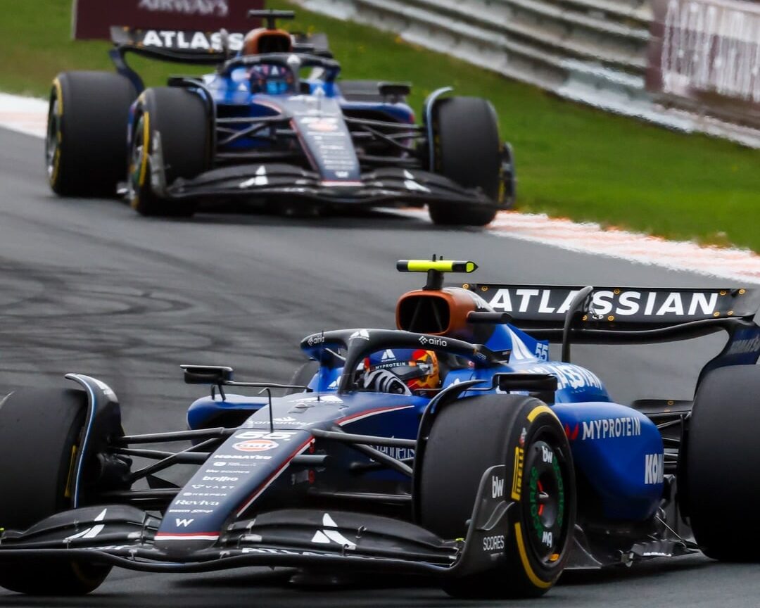Le Williams FW47 di Albon e Sainz