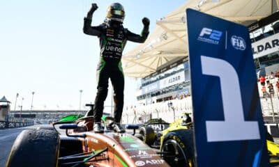 Joshua Durksen, vincitore della Feature Race ad Abu Dhabi