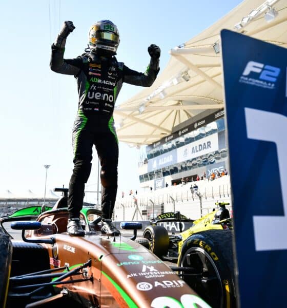 Joshua Durksen, vincitore della Feature Race ad Abu Dhabi