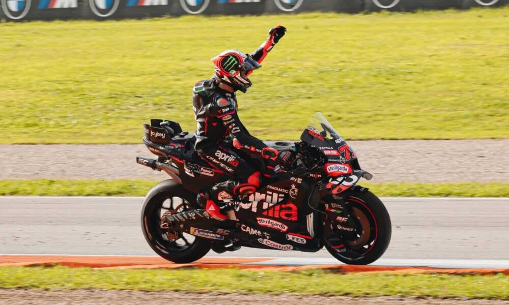 Il 2025 di Aprilia, MVP Marco Bezzecchi