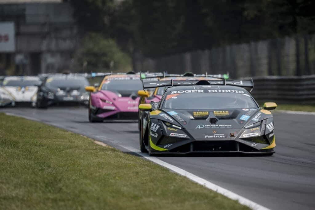 Il Lamborghini Super Trofeo Europa a Monza nel 2025 (© Lamborghini / Eros Maggi)