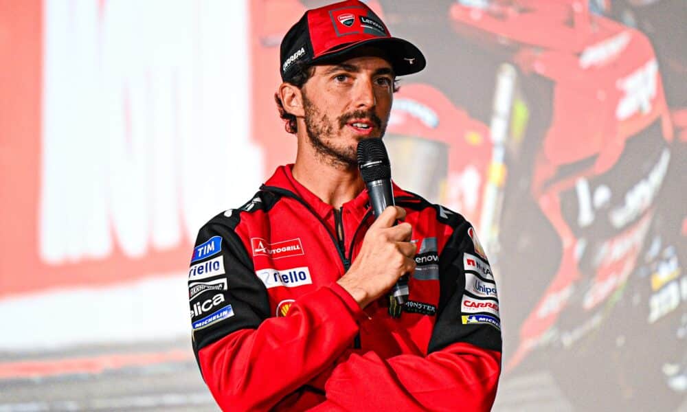 Bagnaia sul palco a Campioni in Festa 2025 (© Marco Montrone)