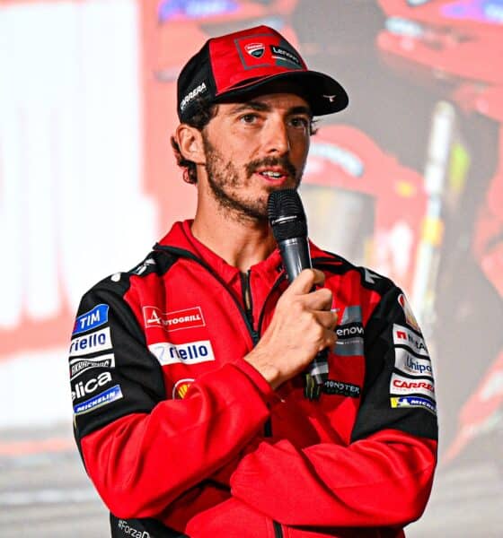 Bagnaia sul palco a Campioni in Festa 2025 (© Marco Montrone)