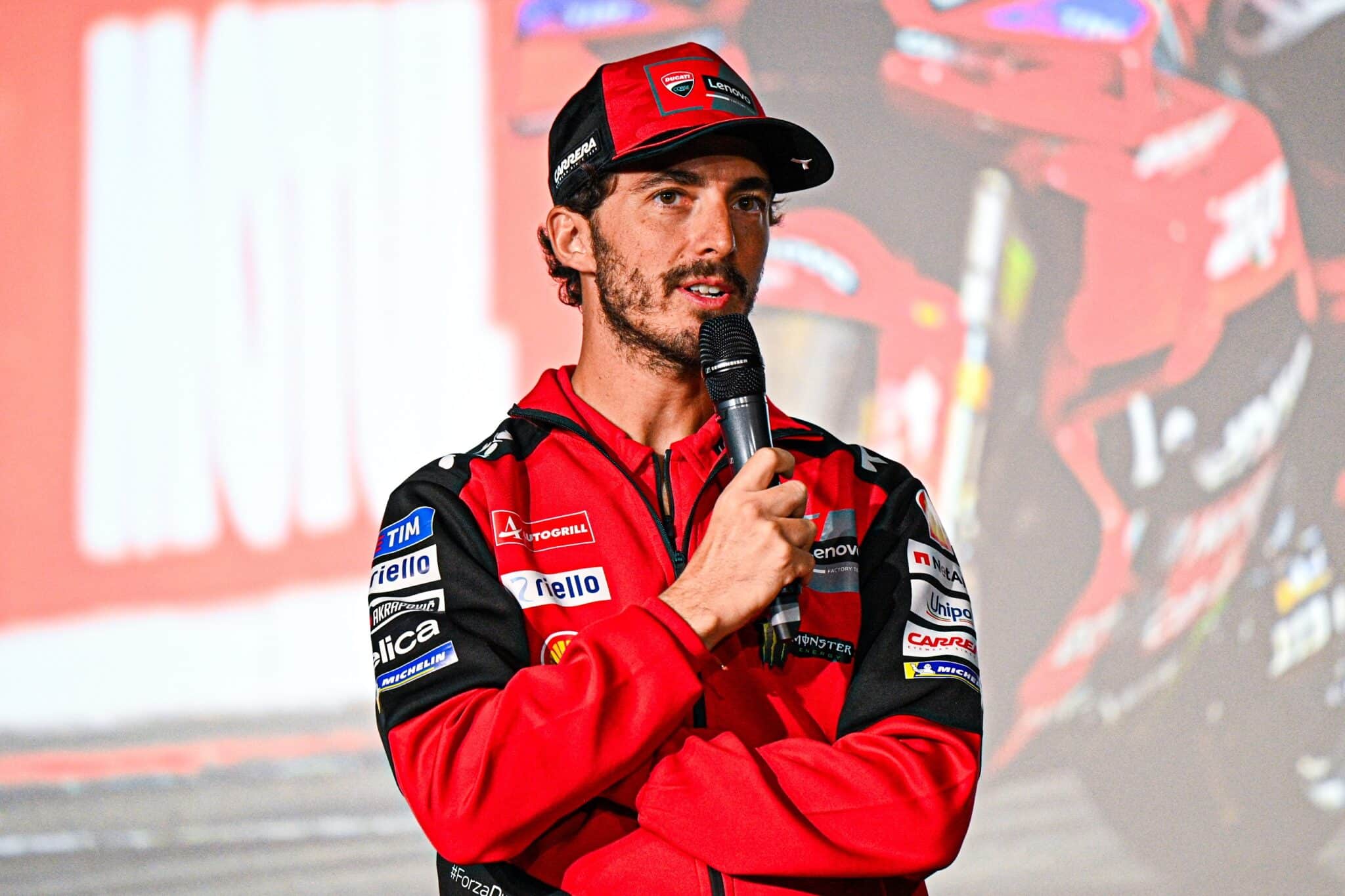 Bagnaia sul palco a Campioni in Festa 2025 (© Marco Montrone)