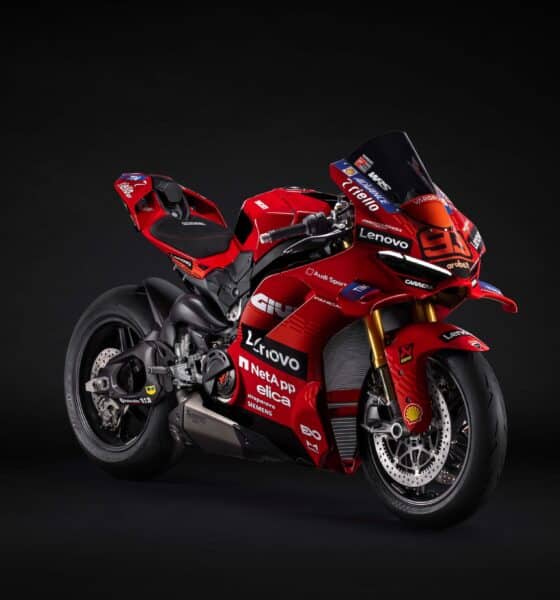 La Ducati dedicata al mondiale 2025 vinto da Marc Marquez, in serie limitata di 293 esemplari (© Ducati)