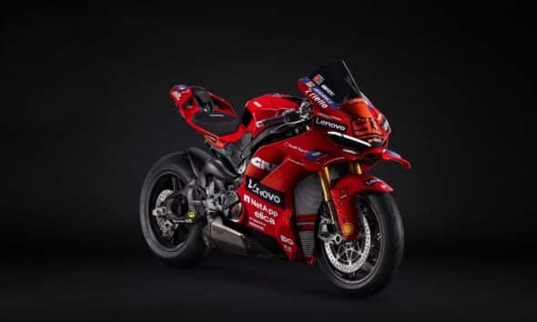 La Ducati dedicata al mondiale 2025 vinto da Marc Marquez, in serie limitata di 293 esemplari (© Ducati)