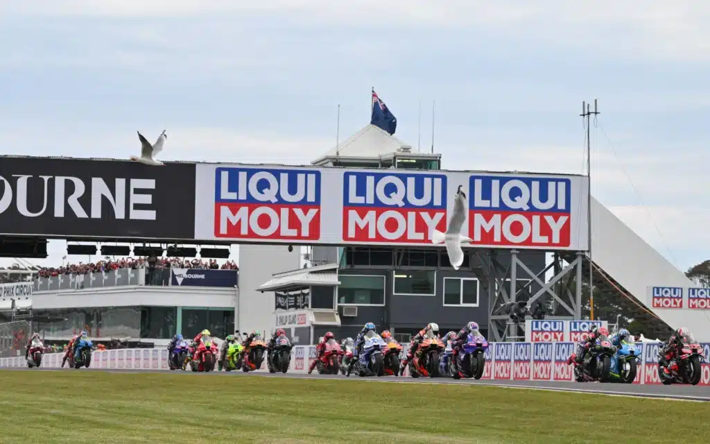 Partenza del GP di Phillip Island 2025