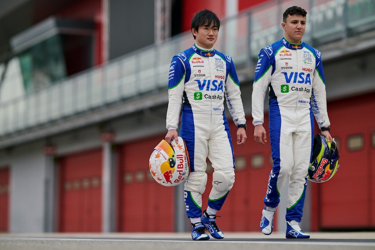 Isack Hadjar e Yuki Tsunoda