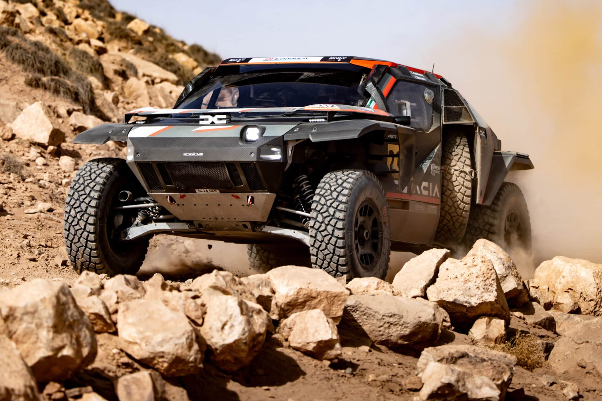 Cristina Gutierrez durante il Rally del Marocco 2025
