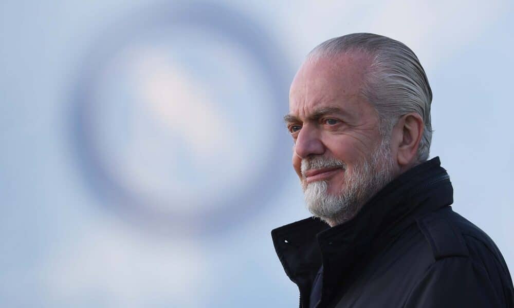 Aurelio De Laurentiis sogna di portare la F1 a Napoli (© SSC Napoli)