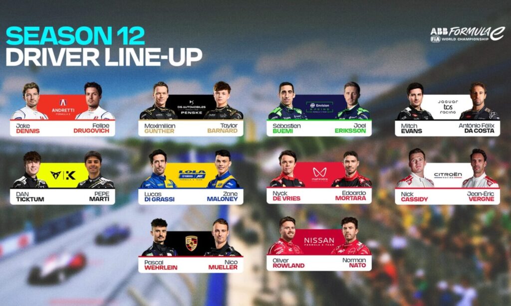 griglia formula e season 12