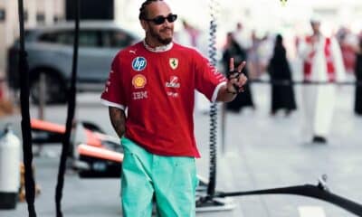Lewis Hamilton ad Abu Dhabi (© Ferrari)