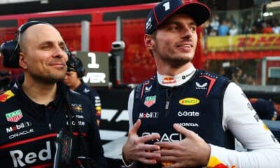 Lambiase e Verstappen in griglia di partenza ad Abu Dhabi (© Red Bull Content Pool)