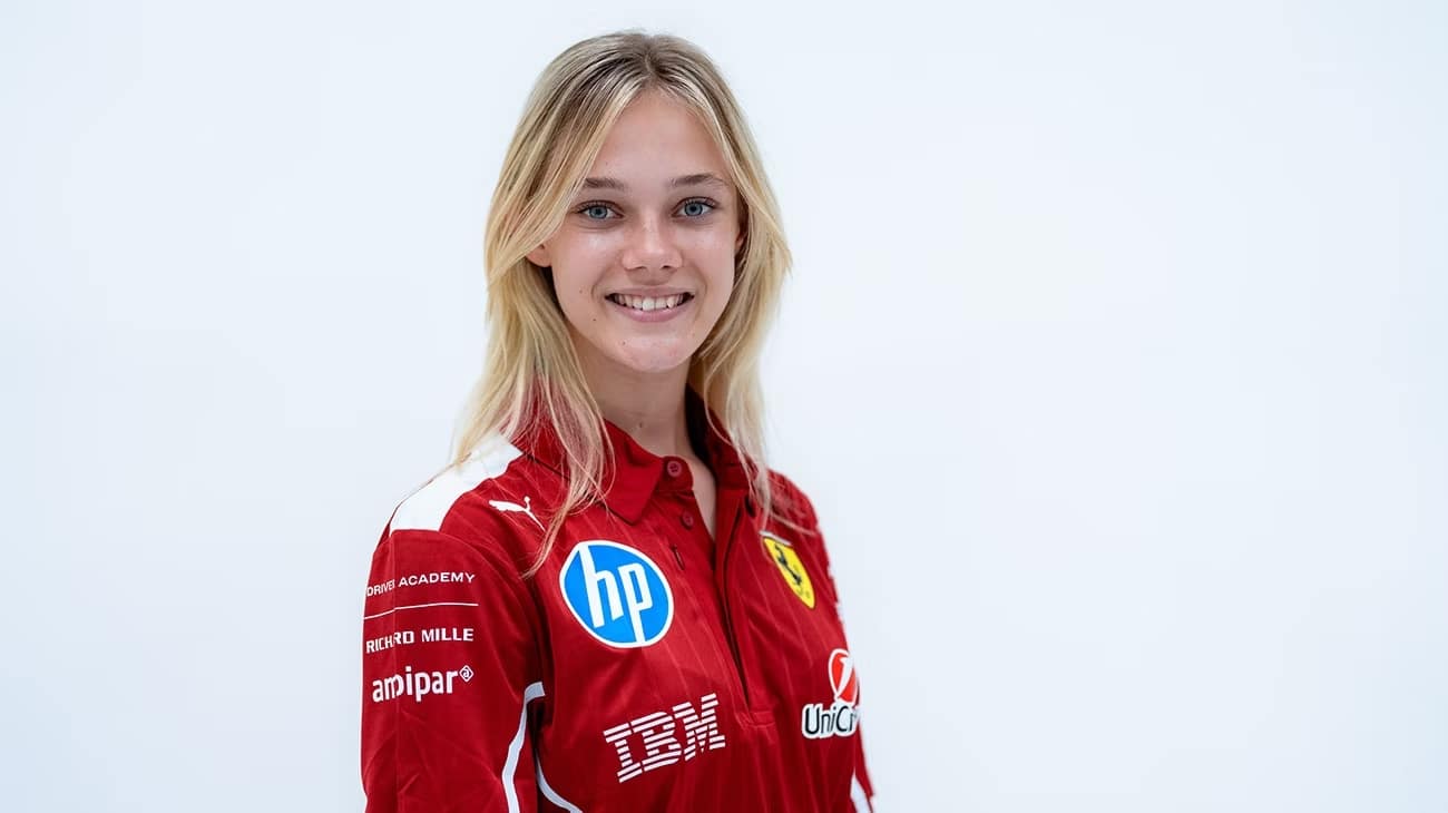 Alba Larsen, Ferrari Driver Academy