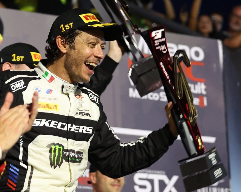 Valentino Rossi, vincitore a Misano nella Sprint Cup di Misano del GTWCE 2025