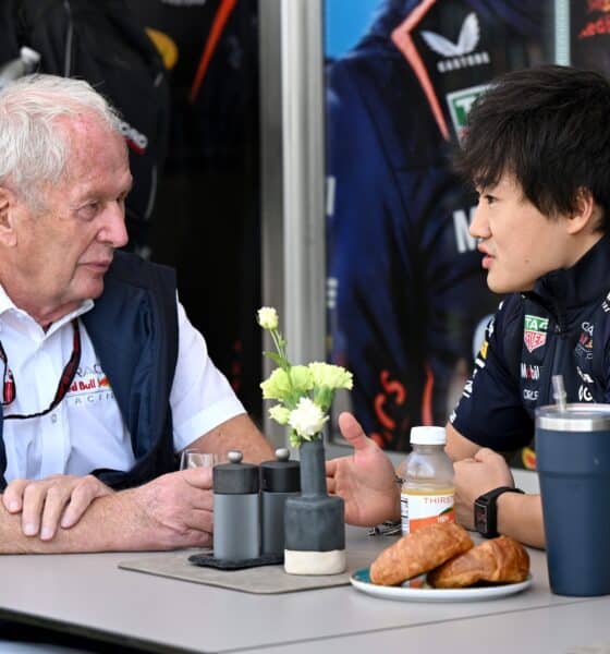 Helmut Marko e Yuki Tsunoda (© Red Bull Content Pool)