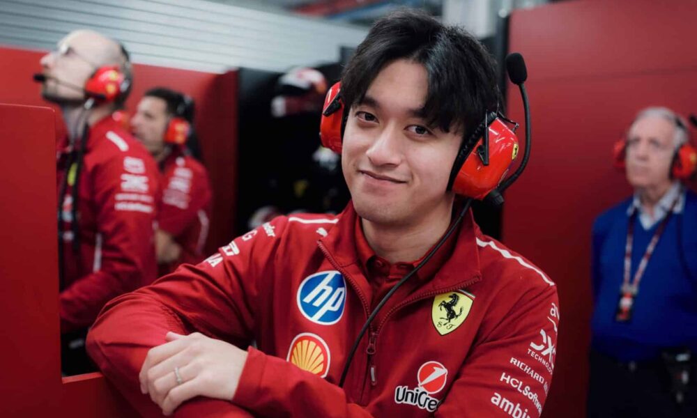Zhou ferrari terzo pilota