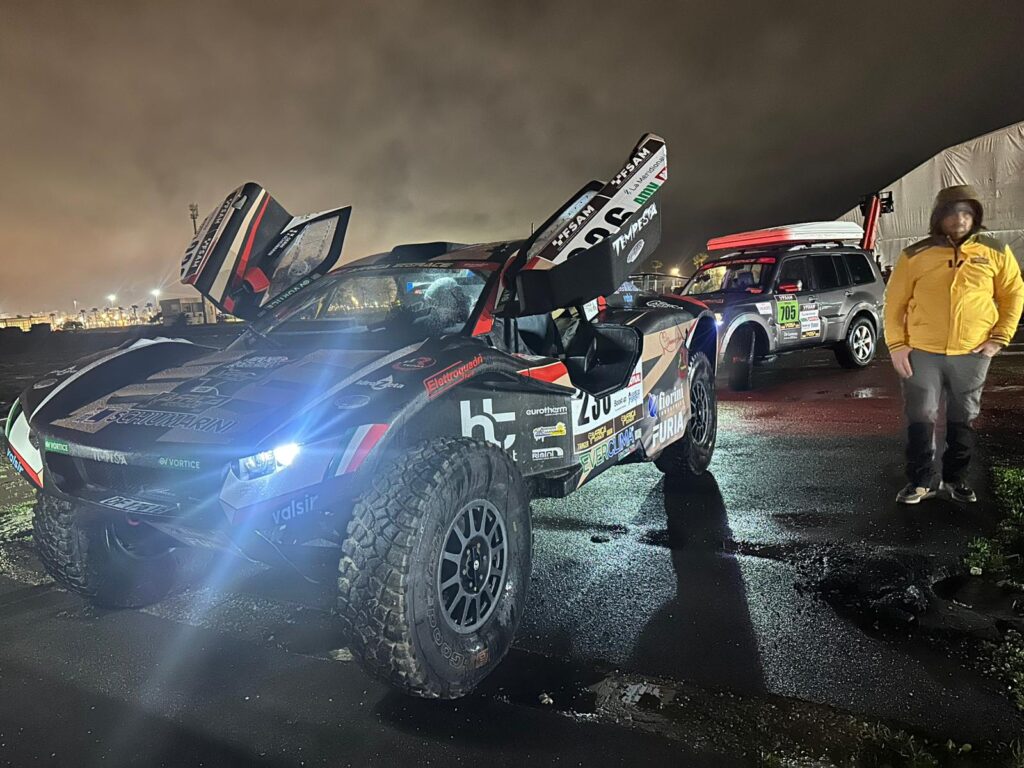 Andrea Schiumarini durante il maltempo dei primi giorni