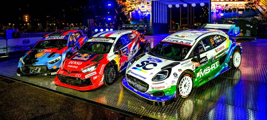 Alcune macchine del Rally di Montecarlo