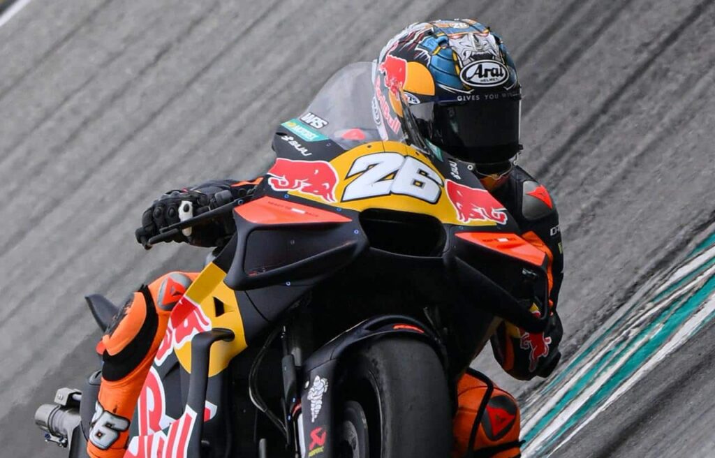 Daniel Pedrosa in pista a Sepang