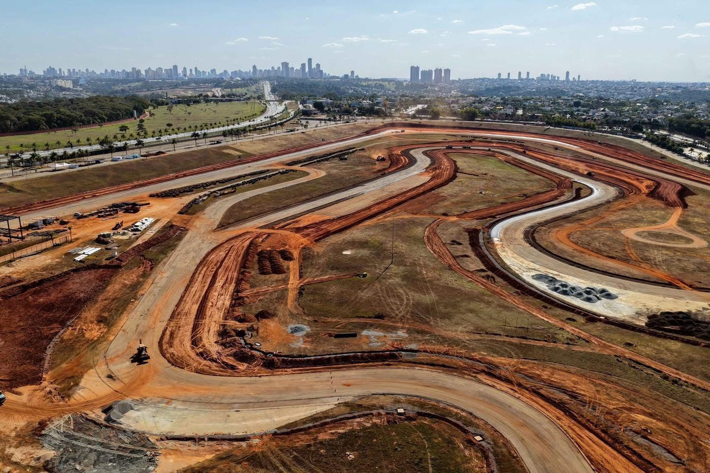 Il circuito di Goiania, sede del GP in Brasile