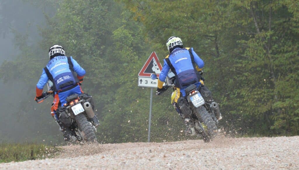 Padre e figlio in azione