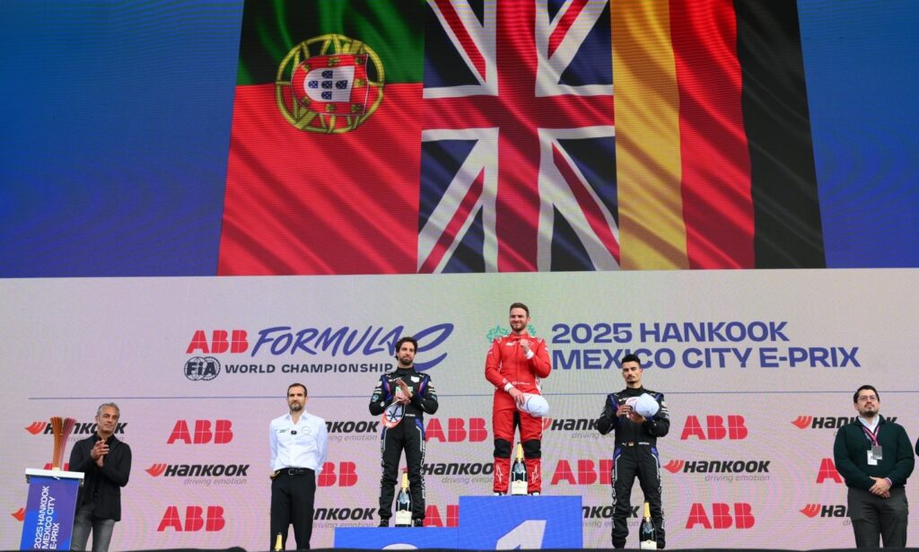 podio e-prix messico 2025